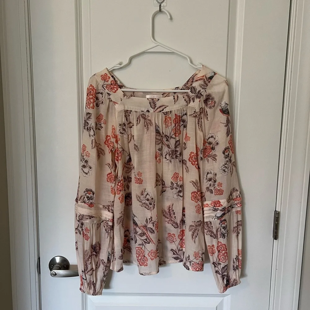 Lauren Conrad Peasant Top - Picture 1 of 4